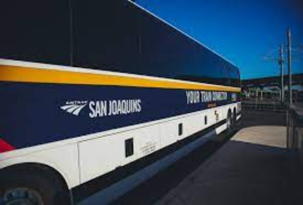 Amtrak/San Joaquins offers bus service, with connections to trains, to Cal Poly Humboldt and beyond